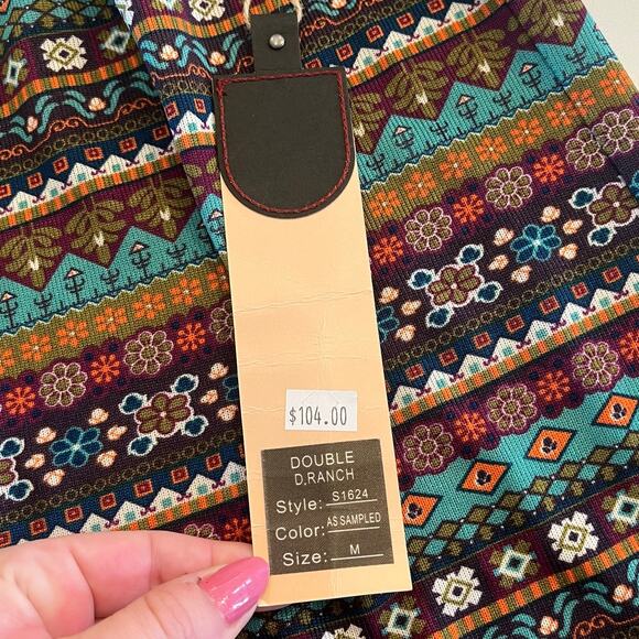 NWT Double D Ranch Aztec Western Skirt Size Medium‎ - Picture 3 of 7